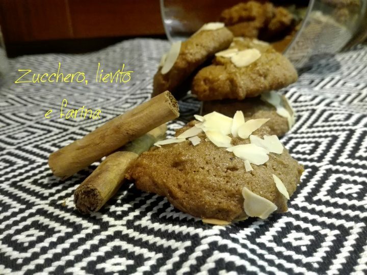 Biscotti integrali all’olio con zucchero di cocco e cannella