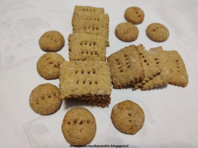 Biscotti integrali con zucca e noci, senza burro e senza lattosio