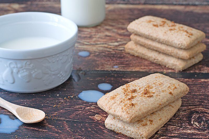 Biscotti integrali inzupposi siciliani