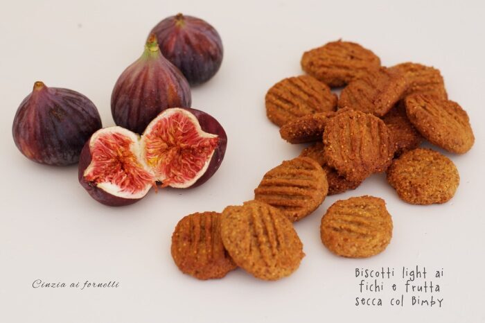 Biscotti light ai fichi e frutta secca col bimby