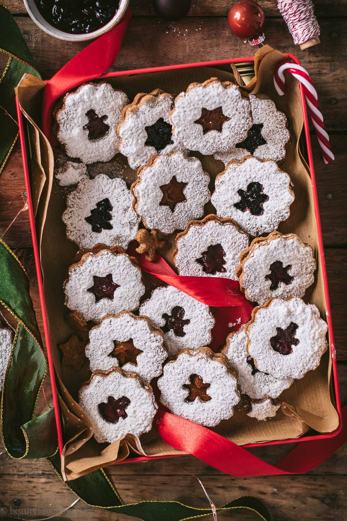 BISCOTTI LINZER SENZA GLUTINE SENZA BURRO | VEGAN GLUTEN-FREE LINZER COOKIES