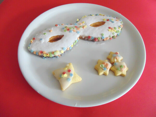 Biscotti mascherati, ricetta carnevale