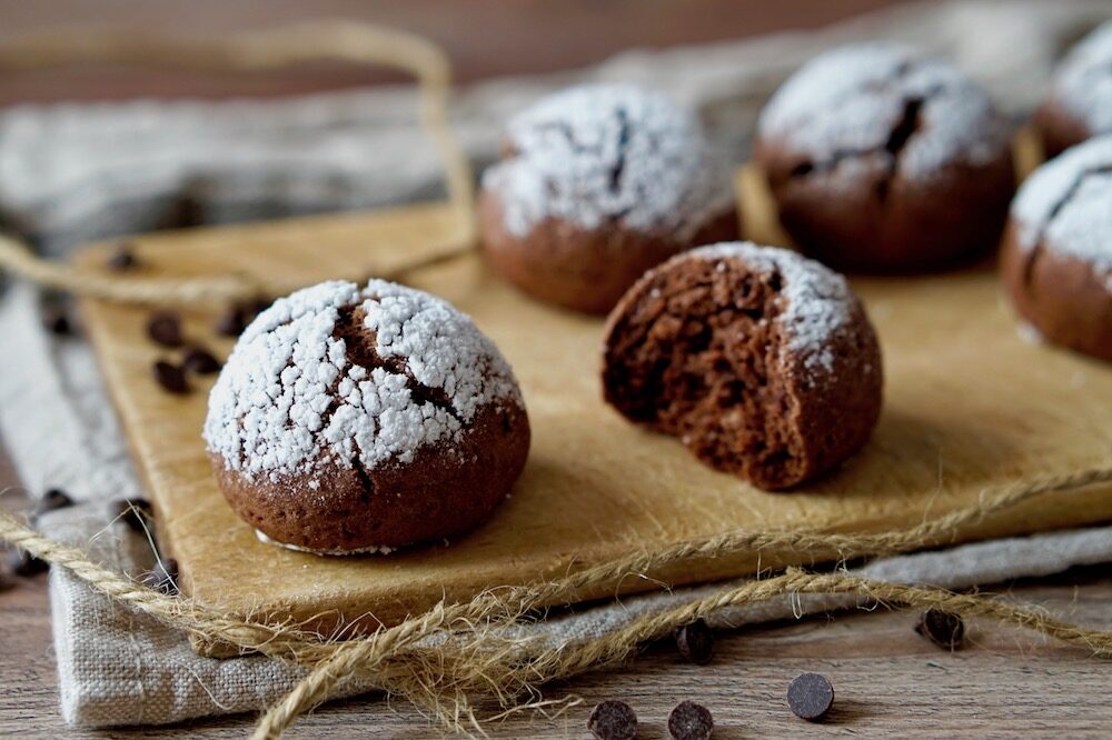 Biscotti morbidi al cioccolato