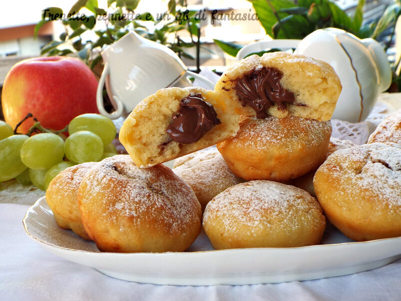 Biscotti morbidi alla crema di pera e nutella