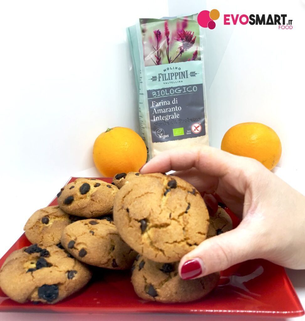 Biscotti morbidi all’arancia e gocce di cioccolato gluten free