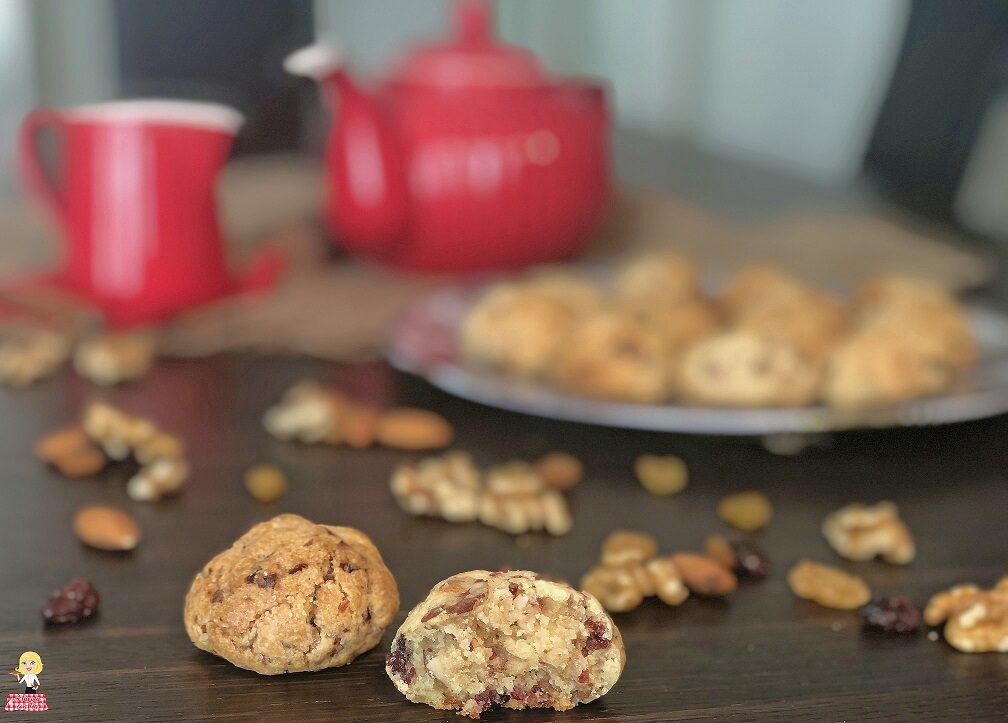 Biscotti MORBIDI con frutta secca