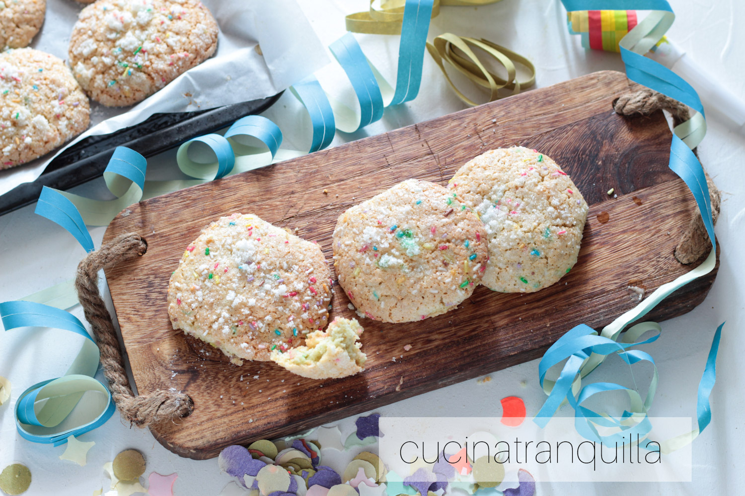 Biscotti morbidi per carnevale