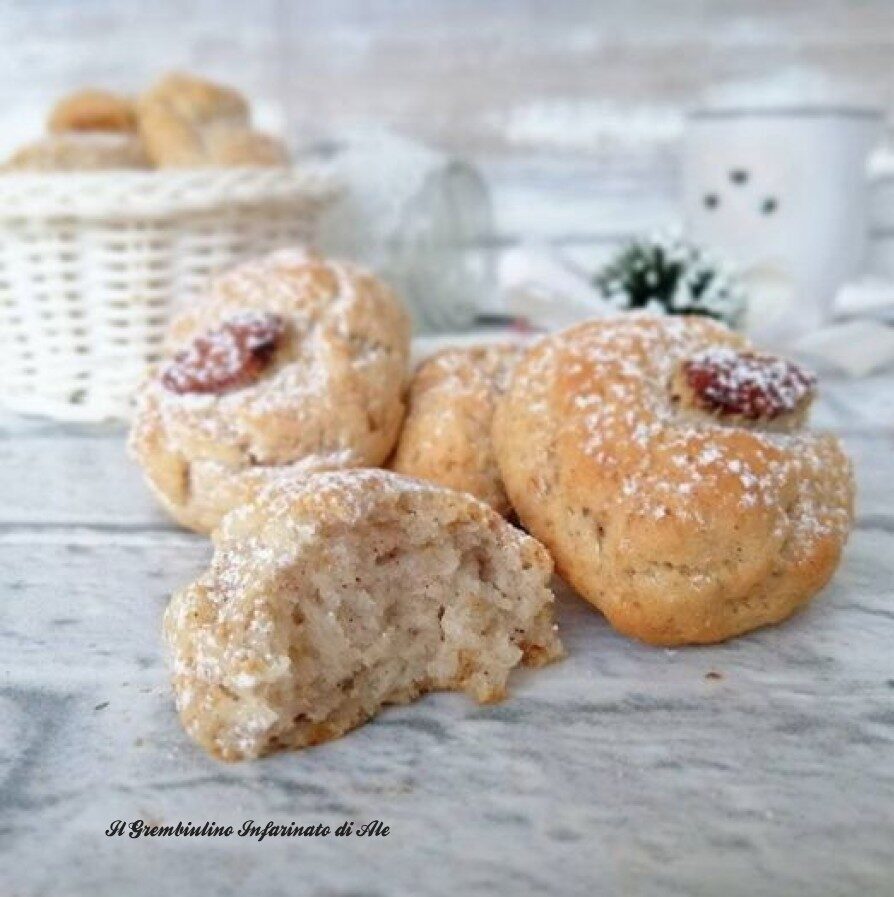 Biscotti morbidi ricotta e cannella
