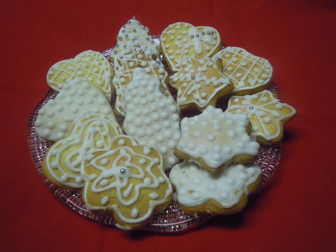 Biscotti natalizi decorati