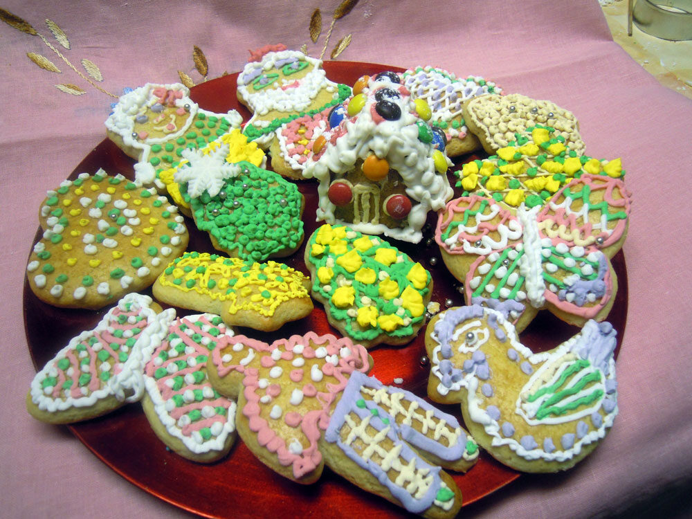 Biscotti natalizi decorati
