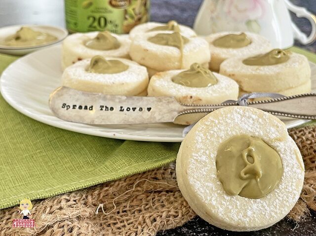 Biscotti OCCHI di BUE al PISTACCHIO