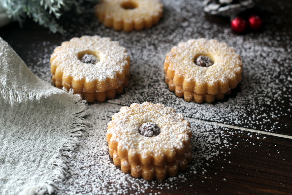 Biscotti occhio di bue senza glutine