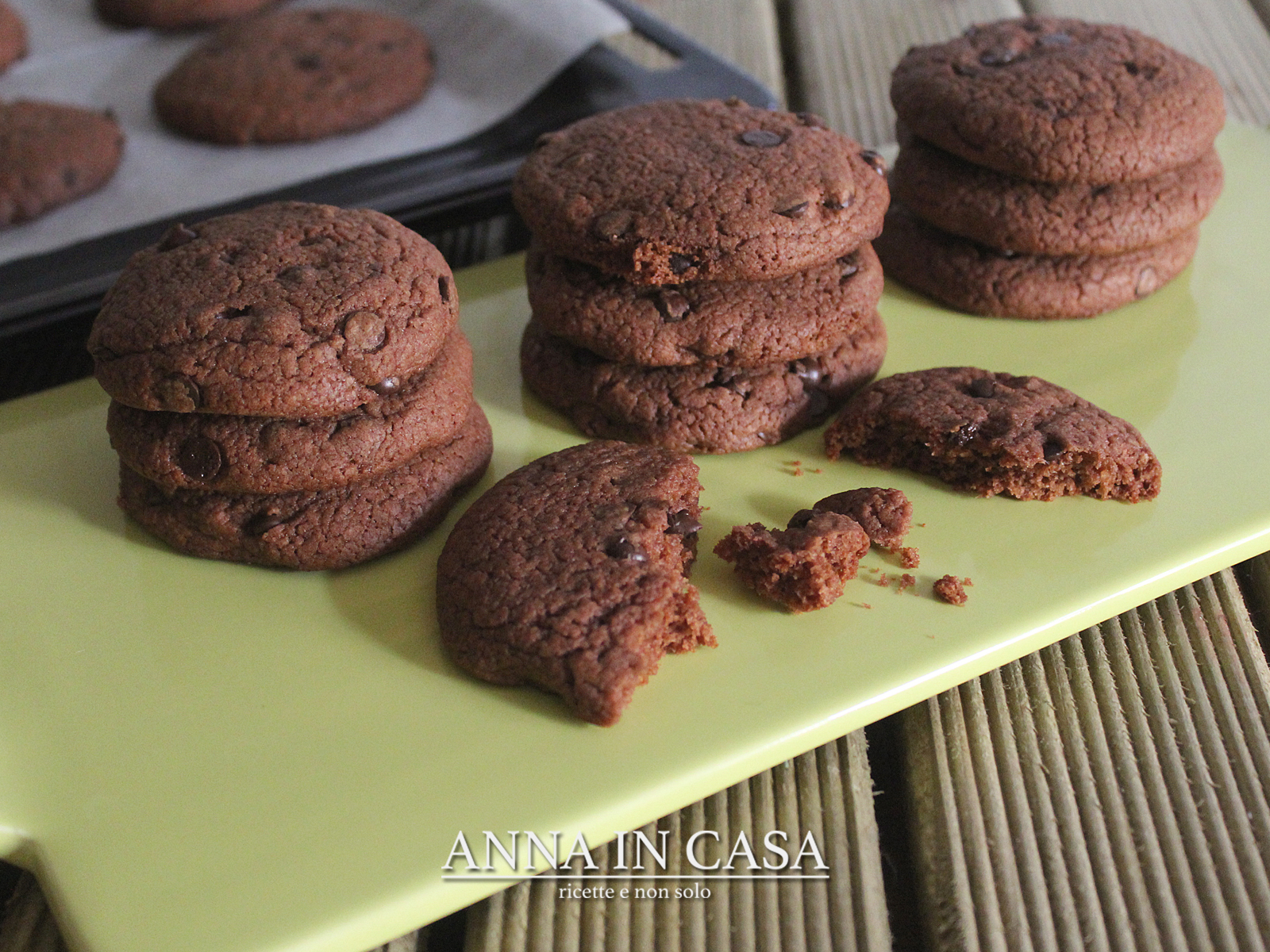 Biscotti orzo, avena e gocce di cioccolato