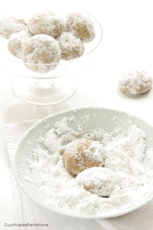 Biscotti pecan snowballs di ottolenghi