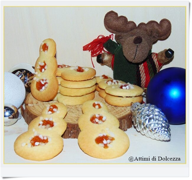Biscotti pupazzo di neve