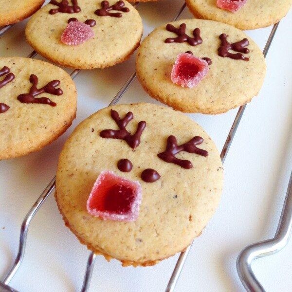Biscotti renna alle noci