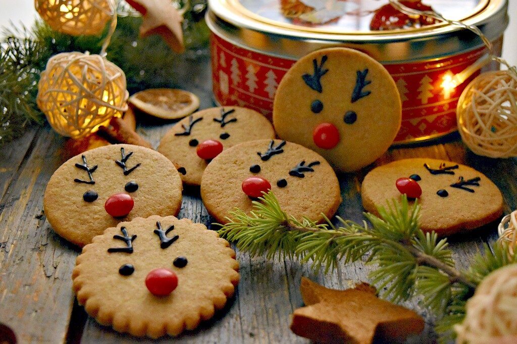 Biscotti renna, simpatici, facili e golosi
