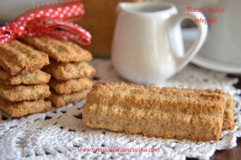 Biscotti rustici integrali