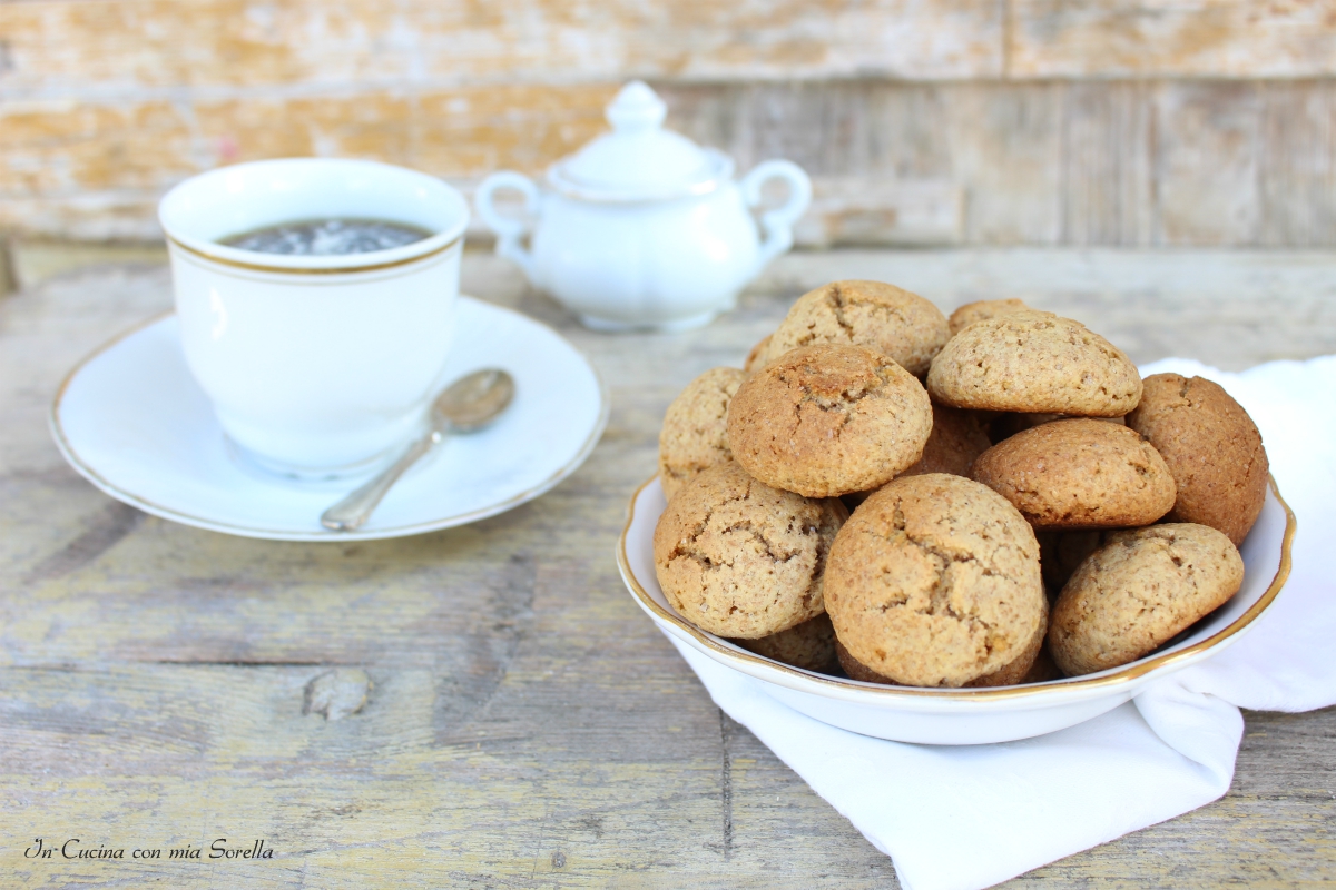 Biscotti semi integrali da inzuppo
