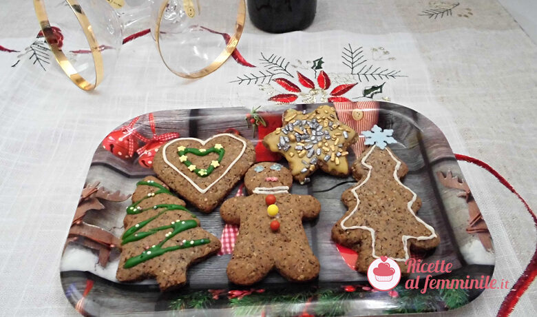 Biscotti senza glutine al grano saraceno versione natalizia