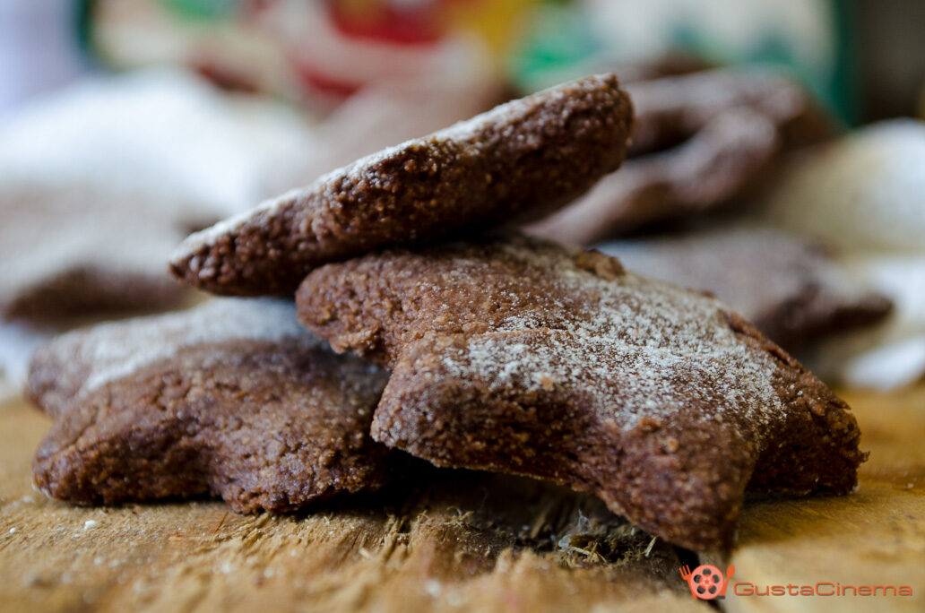 Biscotti stella al cacao