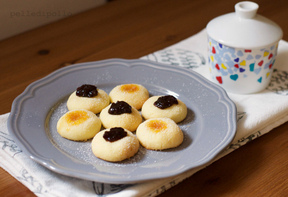 Biscottini al burro con marmellata