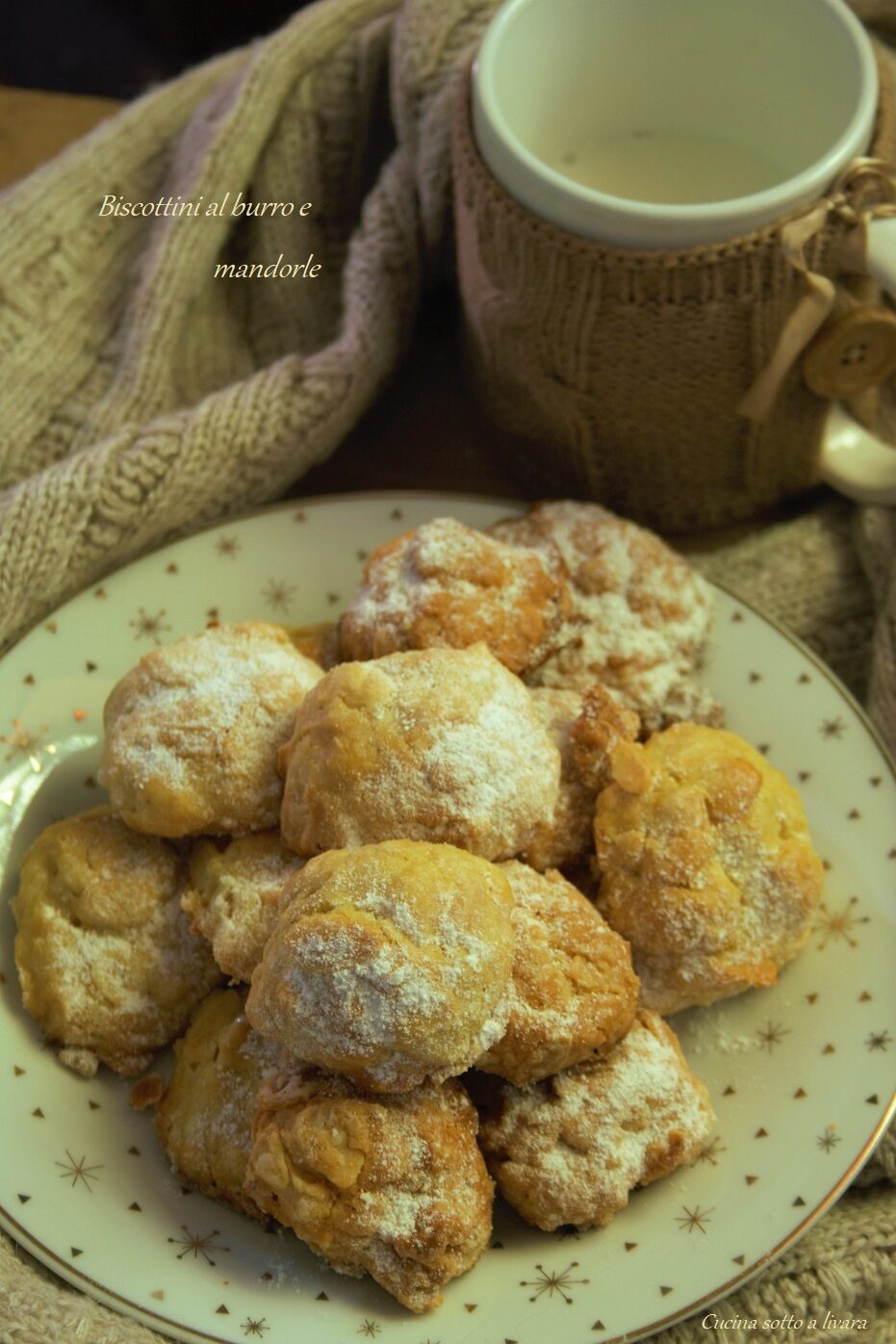 Biscottini al burro  e mandorle