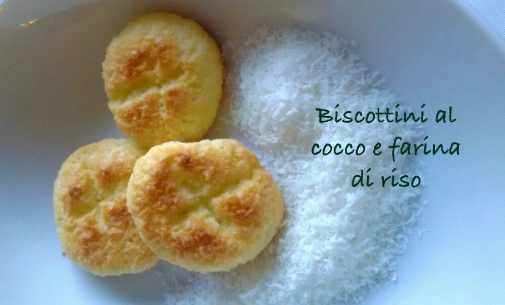 Biscottini al cocco e farina di riso e graziemamma