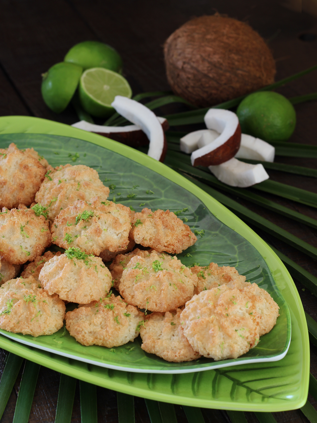 Biscottini al cocco e lime