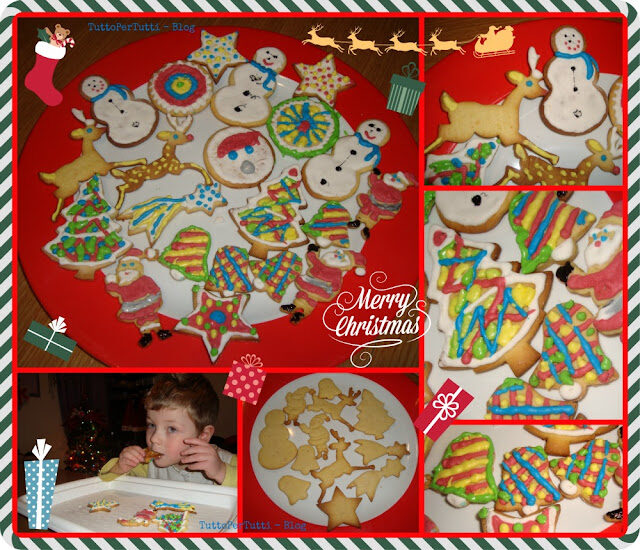 BISCOTTINI DI NATALE GLASSATI CON GHIACCIA REALE
