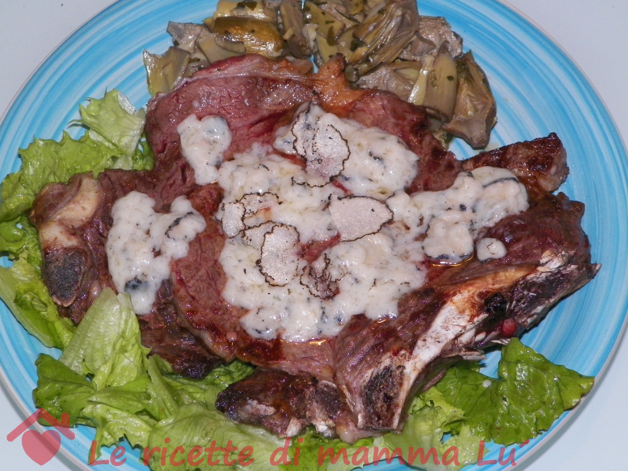 Bistecca con salsa al tartufo