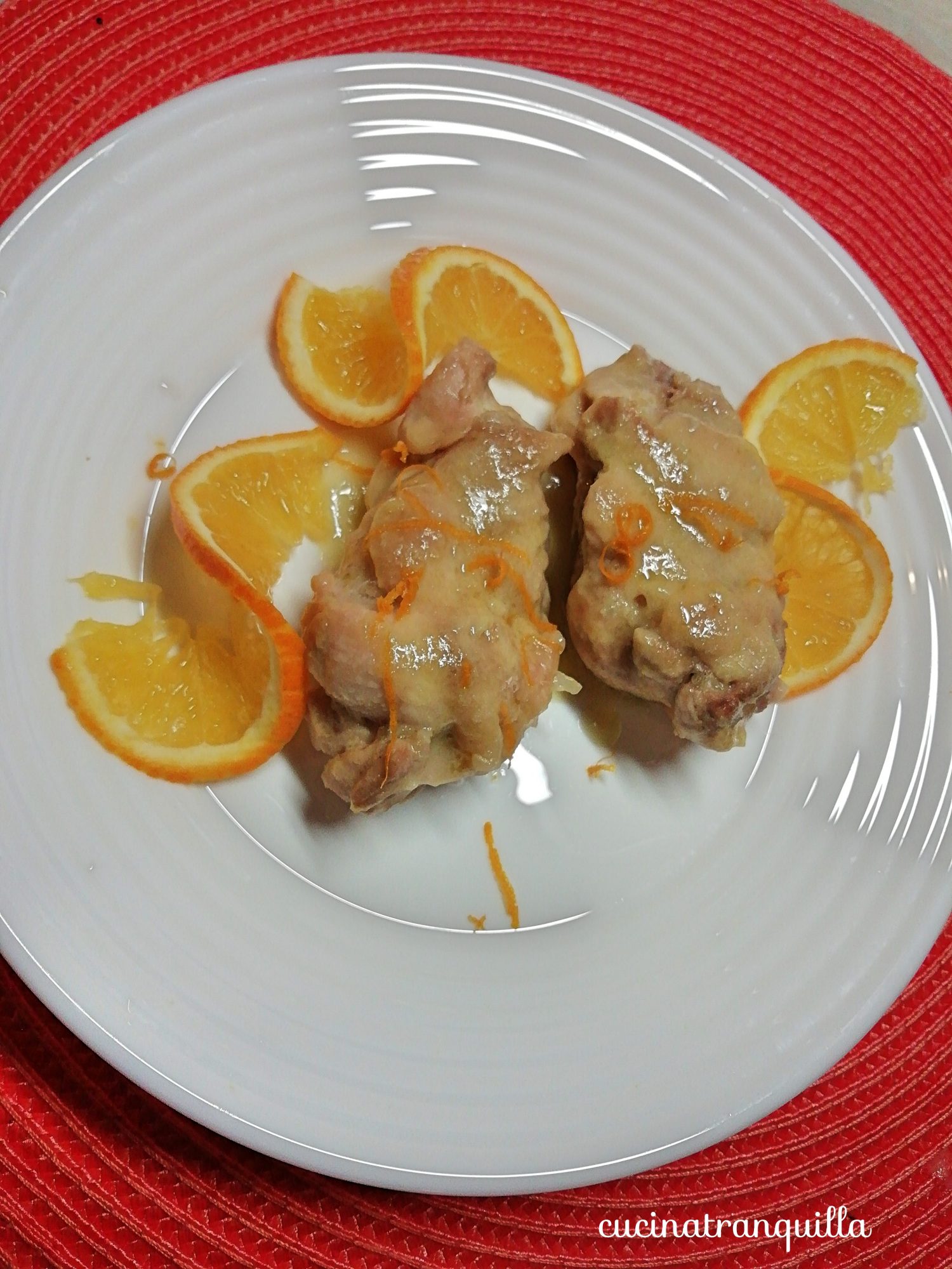 Bistecchine di pollo all’arancia