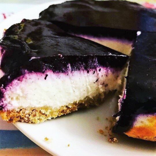 Blueberries cheescake
