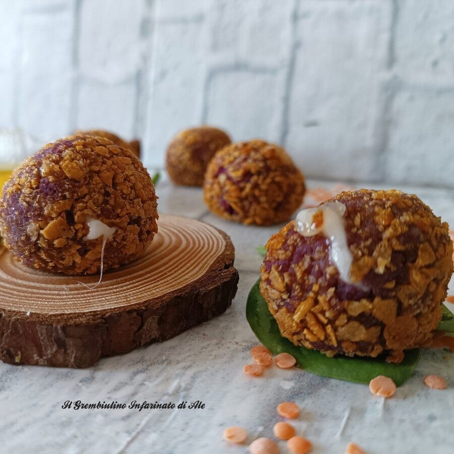 Bocconcini di crauto rosso e lenticchie