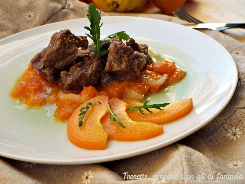 Bocconcini di manzo al chutney di albicocche
