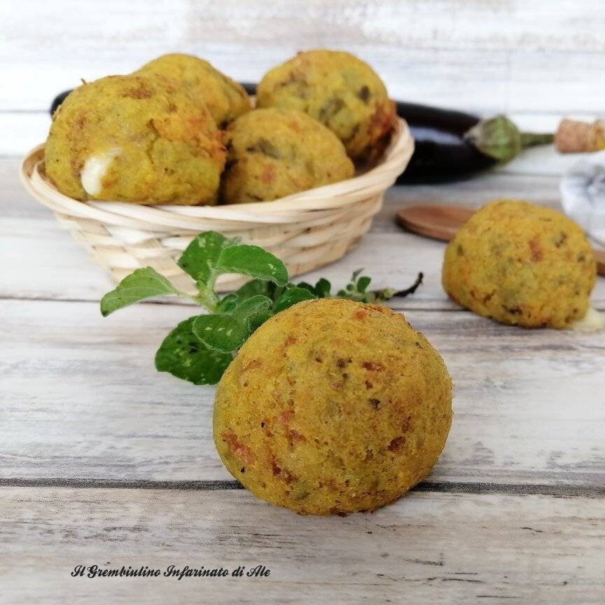 Bocconcini di melanzane dal cuore filante