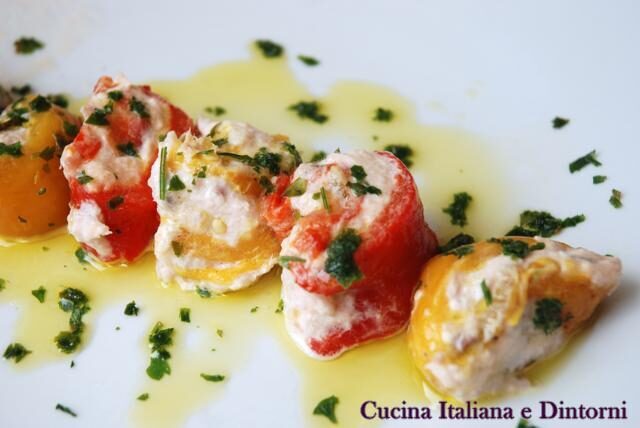 Bocconcini di peperoni al tonno