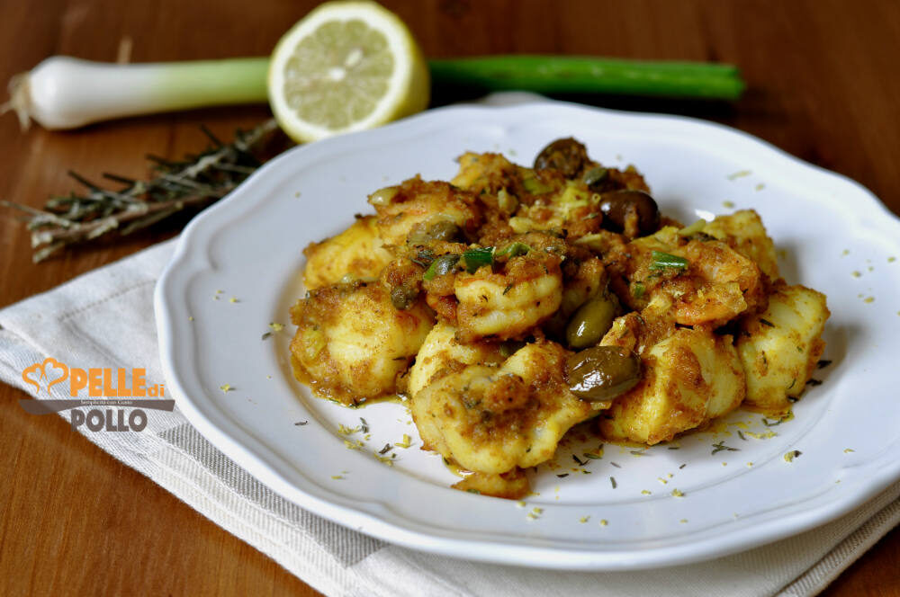 Bocconcini di pescatrice alle erbe aromatiche