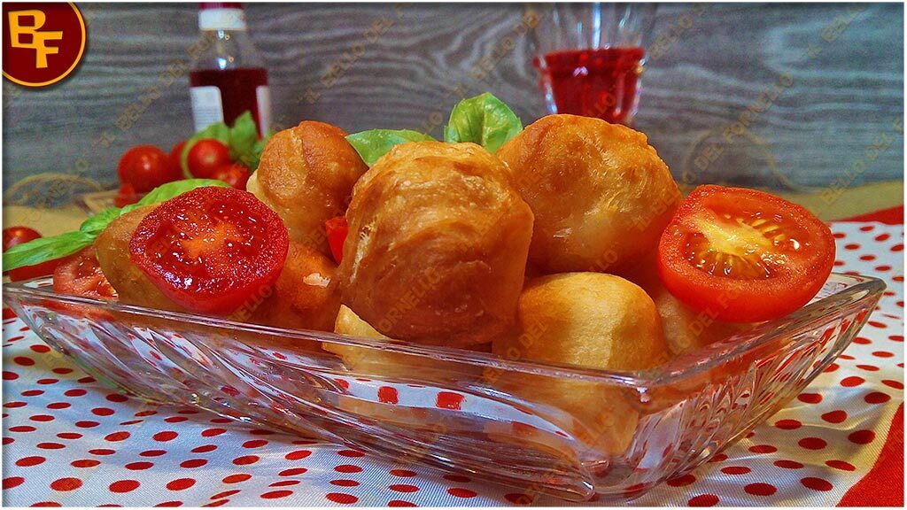 Bocconcini di pizza fritta