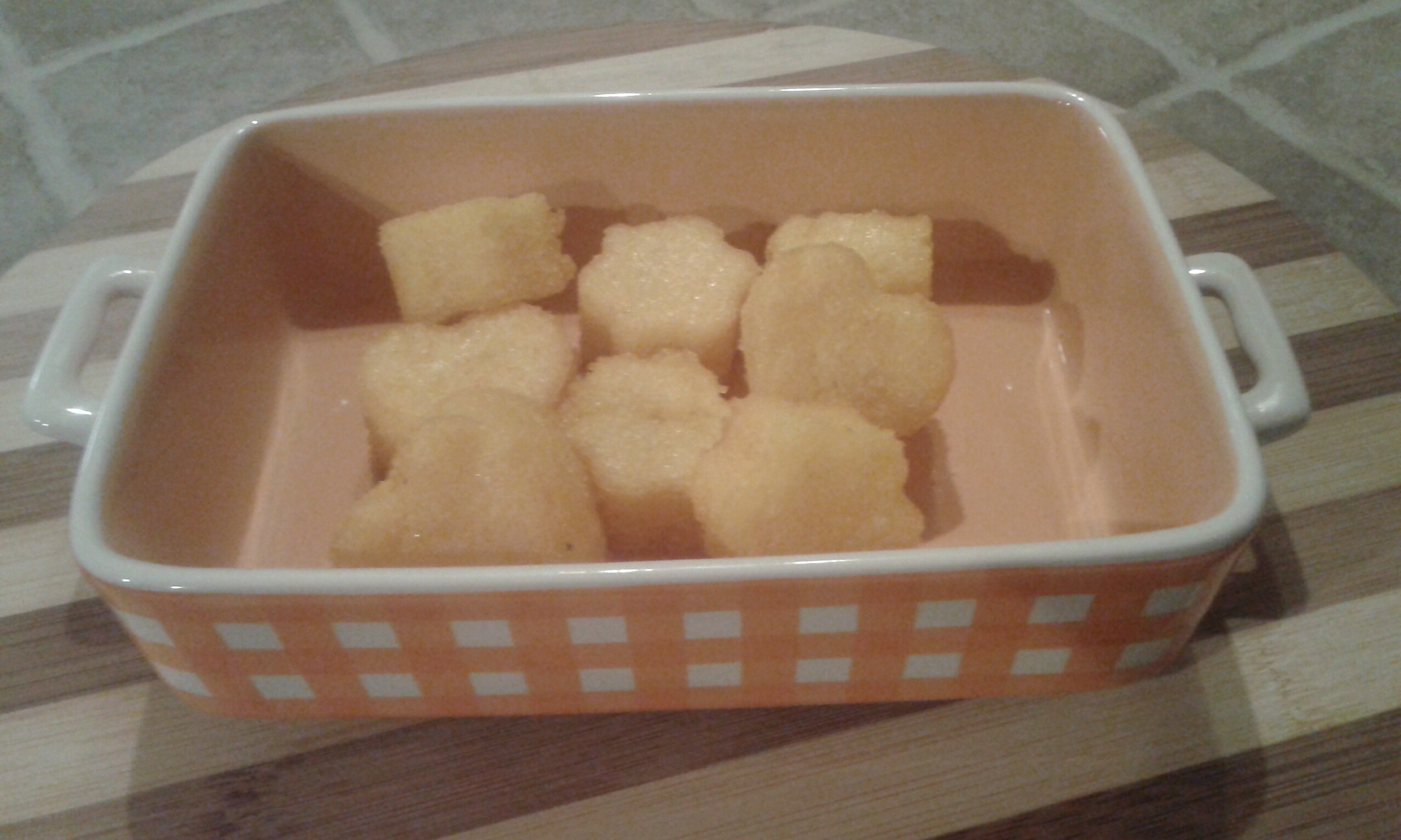 Bocconcini di polenta dorati