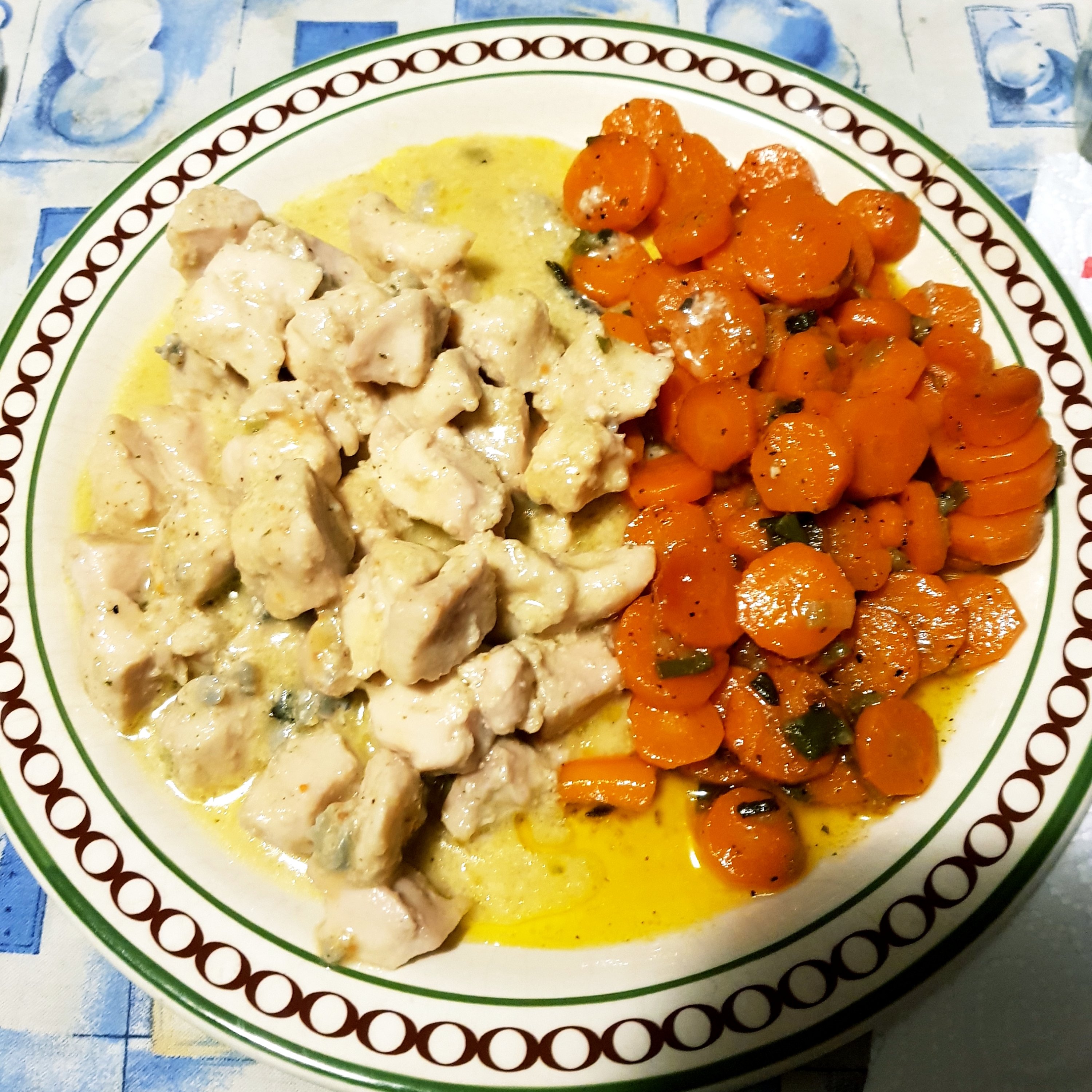BOCCONCINI DI POLLO AL GORGONZOLA CON PROFUMO DI TARTUFO