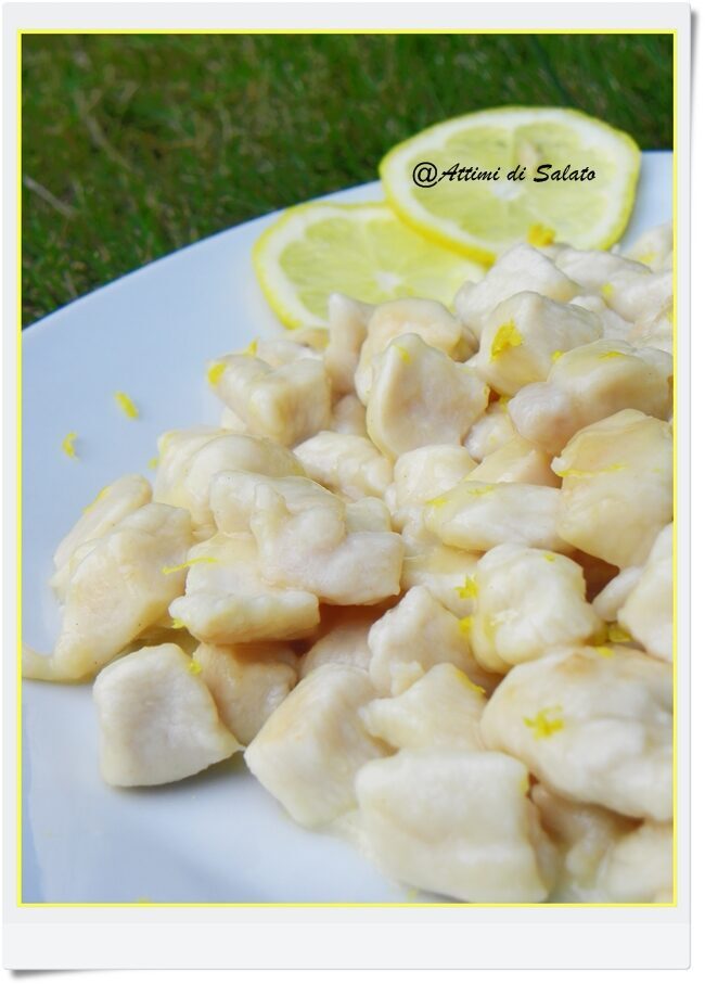 Bocconcini di pollo al limone