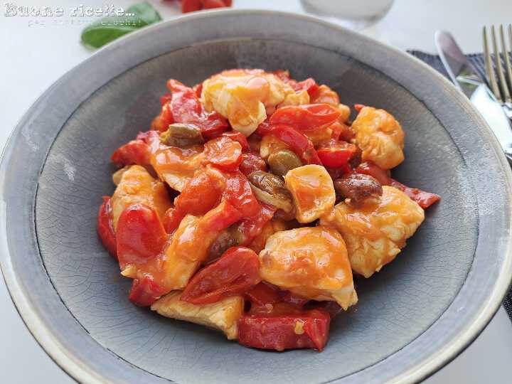 Bocconcini di pollo alla cacciatora