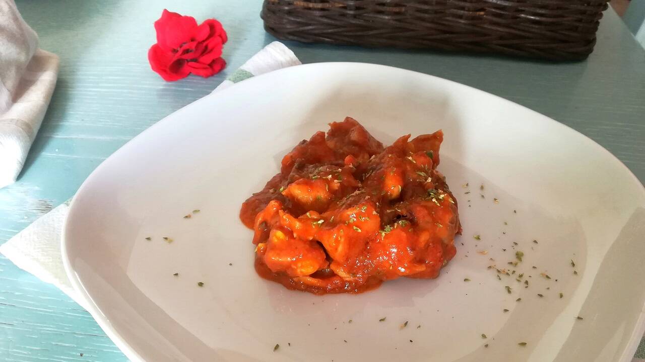 Bocconcini di pollo alla pizzaiola bimby, anche senza glutine