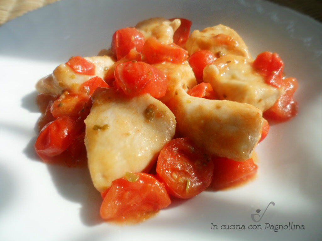 Bocconcini di pollo alla pizzaiola