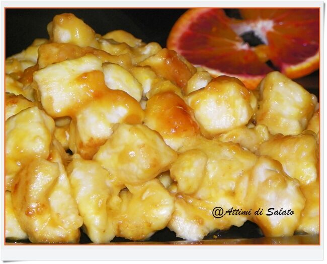 Bocconcini di pollo all’arancia