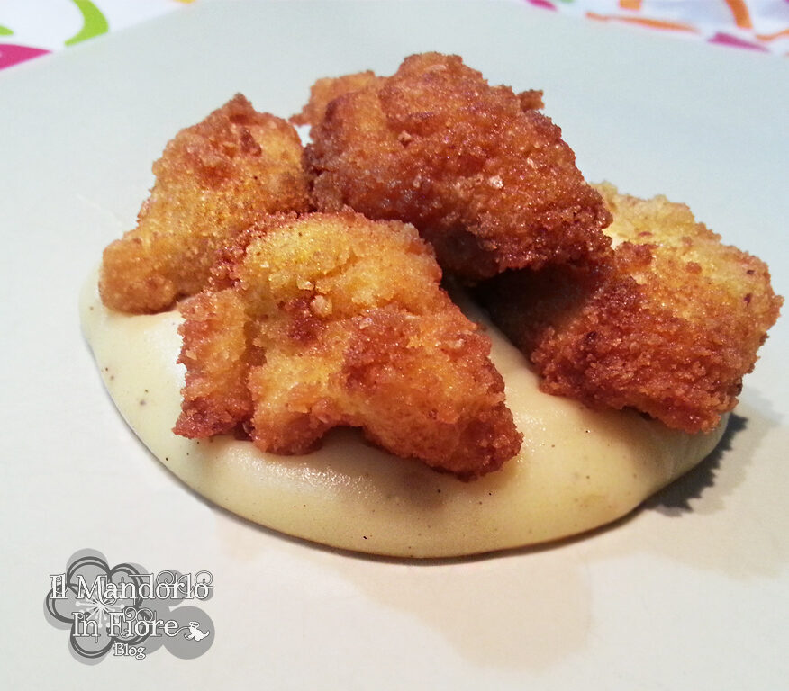 Bocconcini di pollo con purè di patate