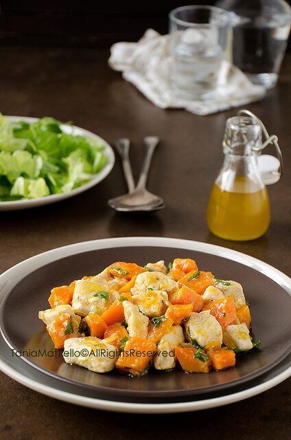 Bocconcini di Pollo e Zucca
