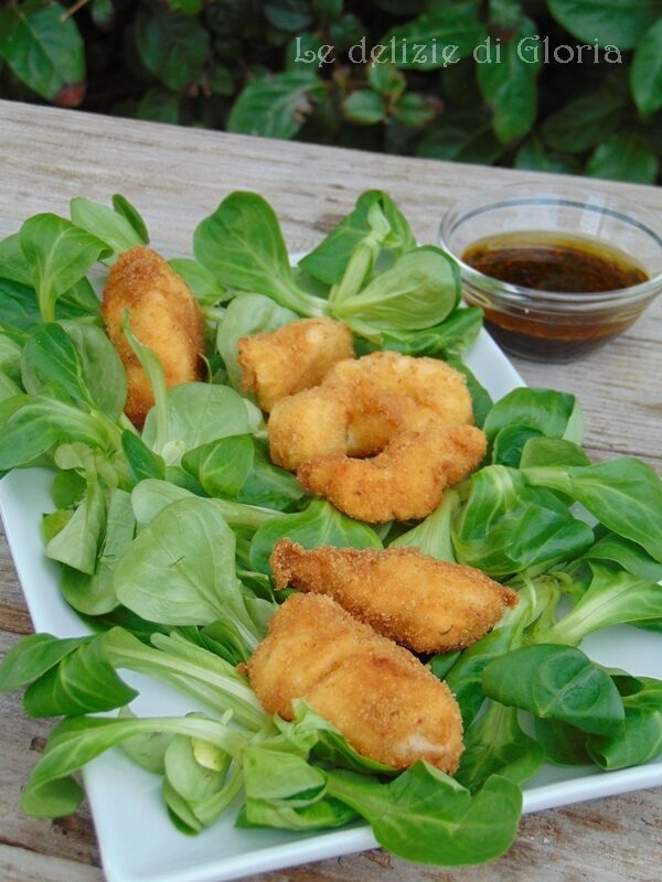 Bocconcini di pollo fritti allo zenzero