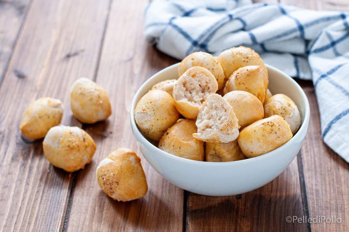 Bocconcini di pretzel in friggitrice ad aria